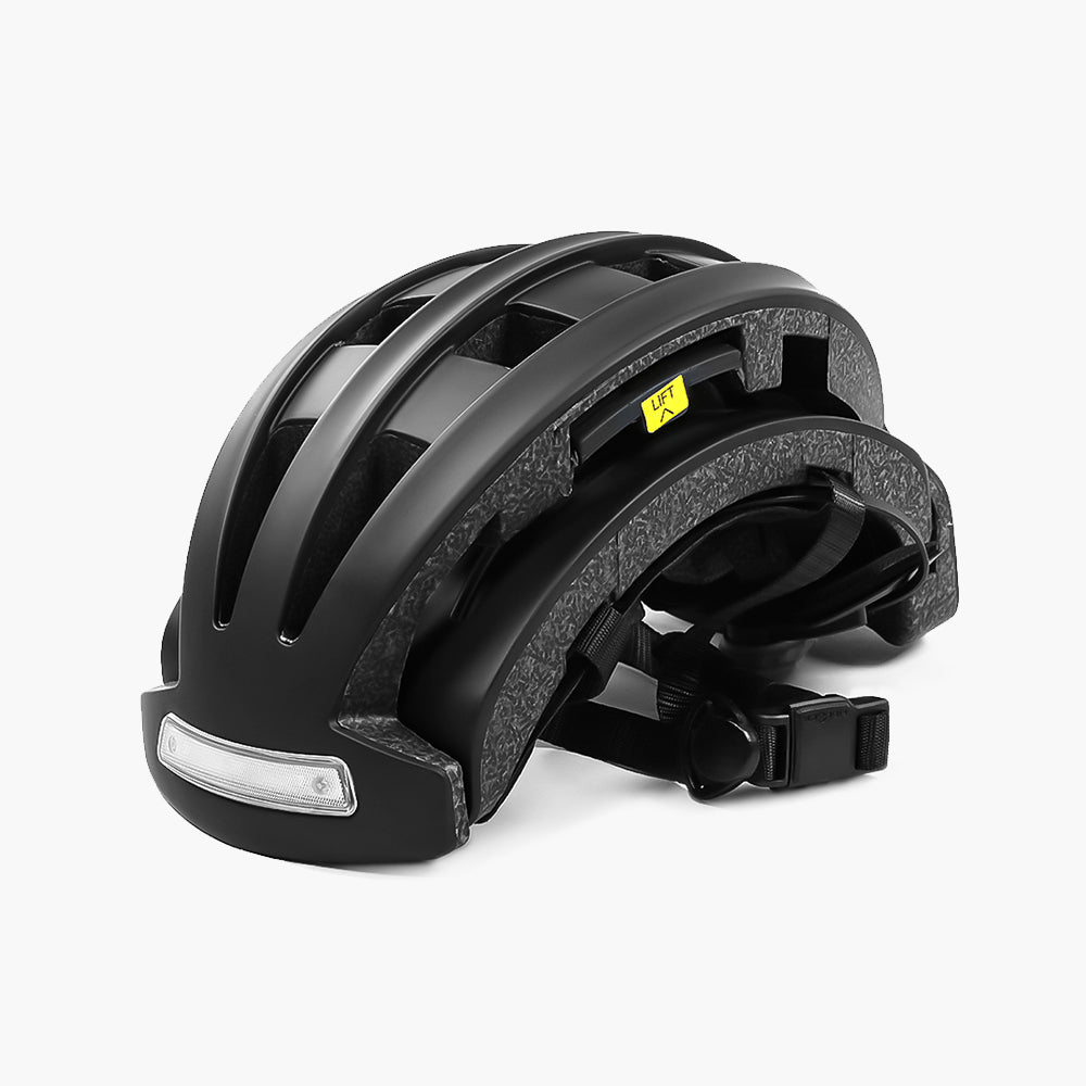 Casque de vélo pliable pour adultes avec lumières