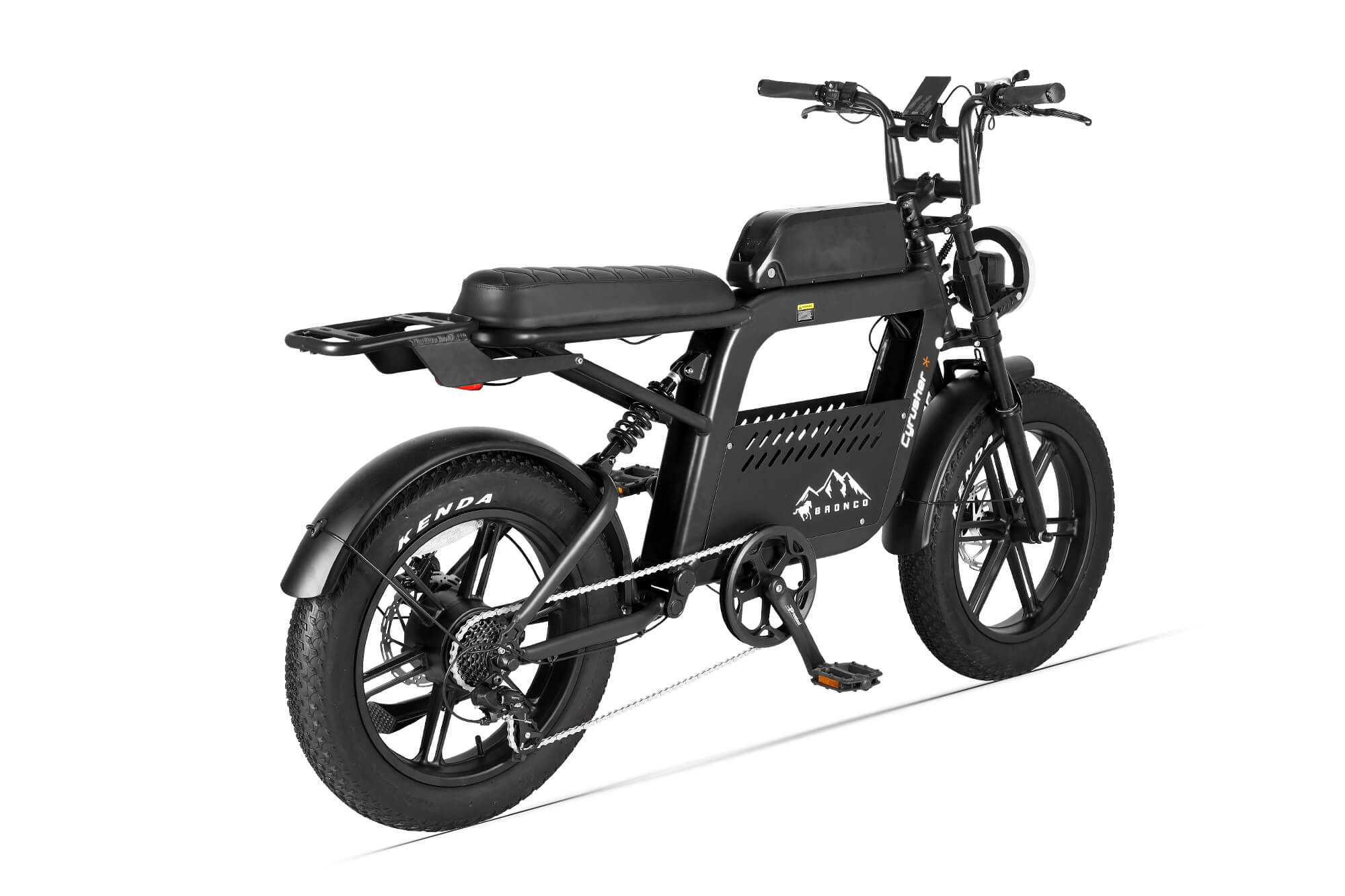 Cyrusher Bronco Vélo Électrique Style Moped | Autonomie 80 km