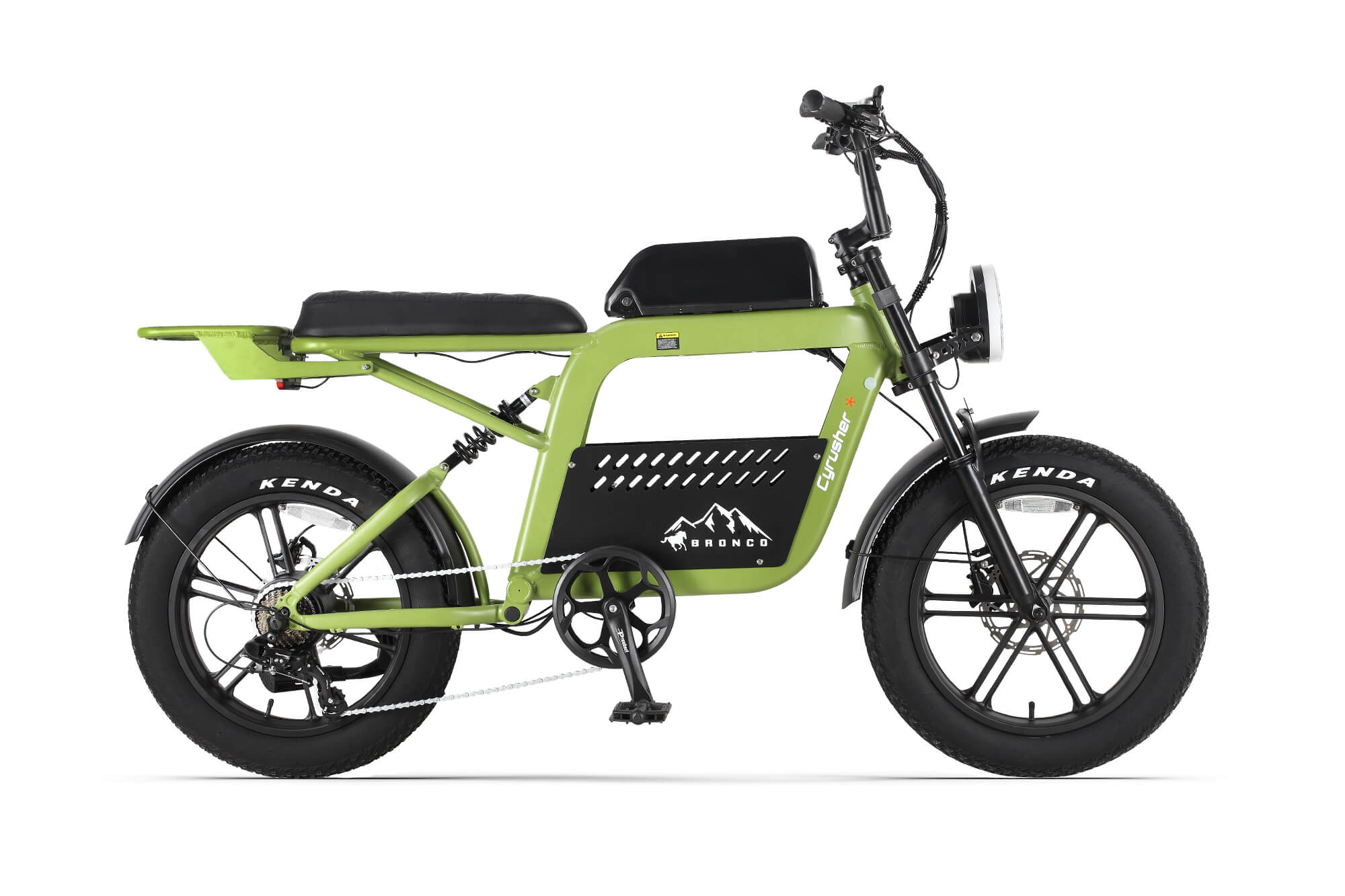 Cyrusher Bronco Vélo Électrique Style Moped | Autonomie 80 km