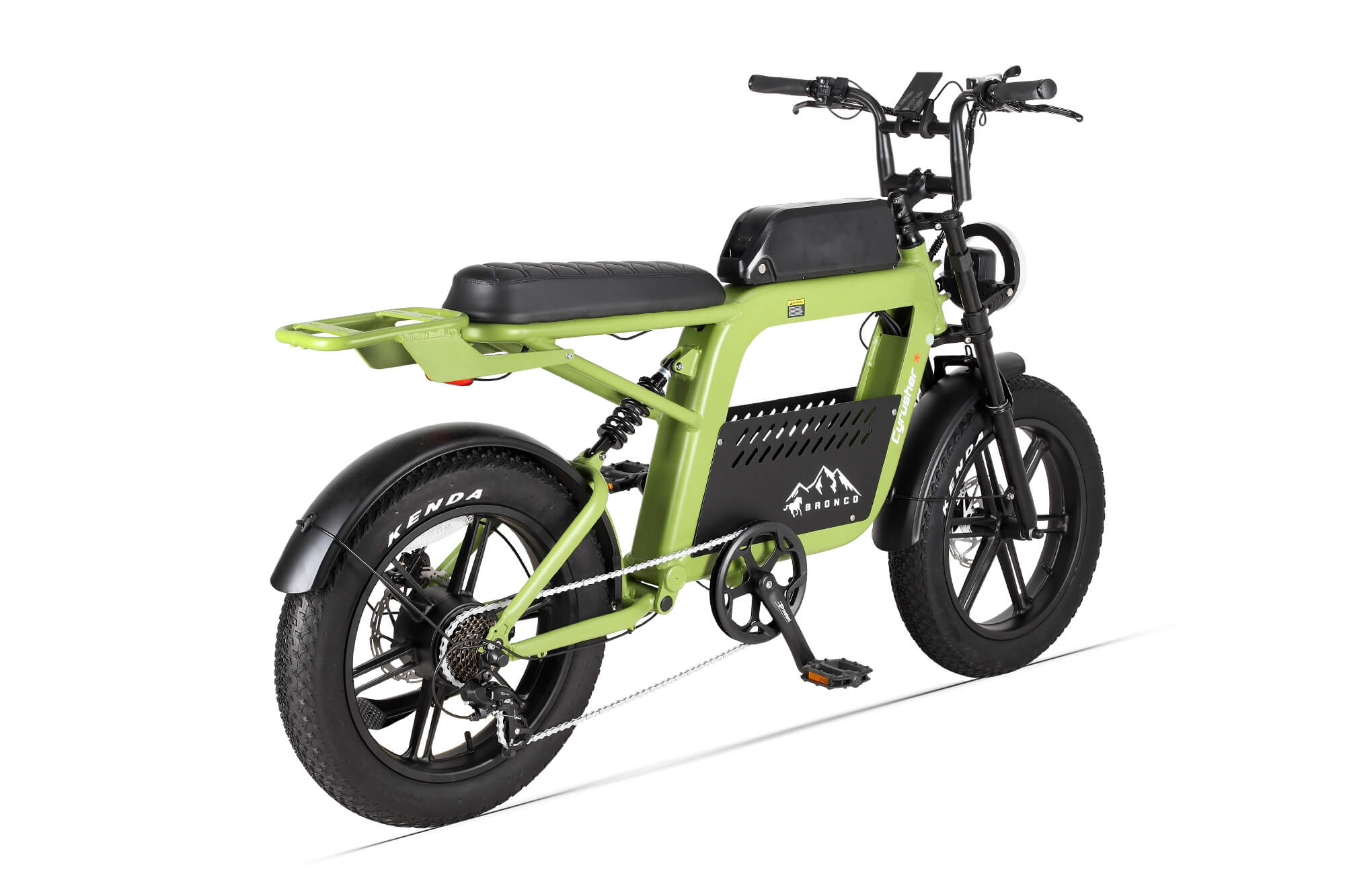 Cyrusher Bronco Vélo Électrique Style Moped | Autonomie 80 km