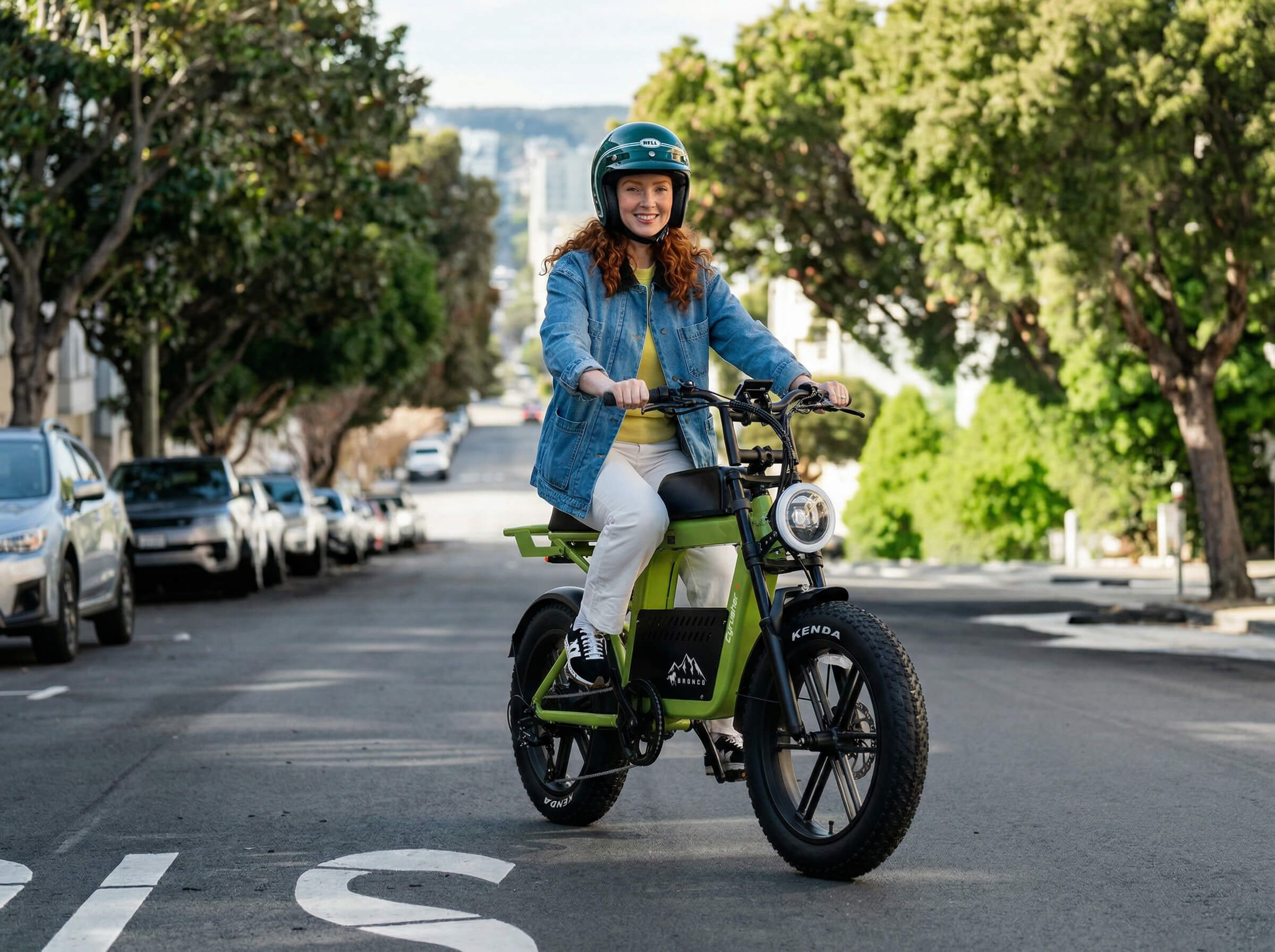 Cyrusher Bronco Vélo Électrique Style Moped | Autonomie 80 km