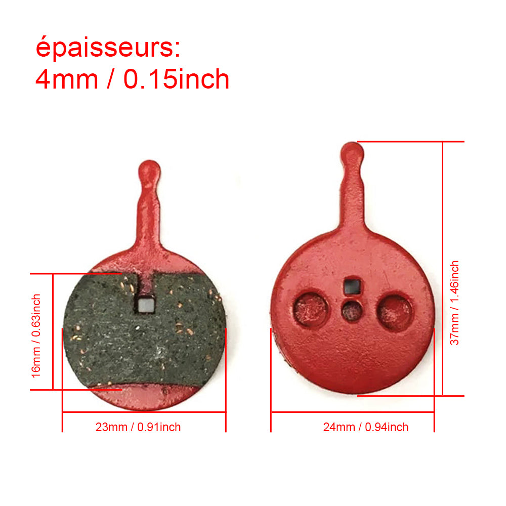 Plaquettes de frein ( 2 pièces pour une roue)