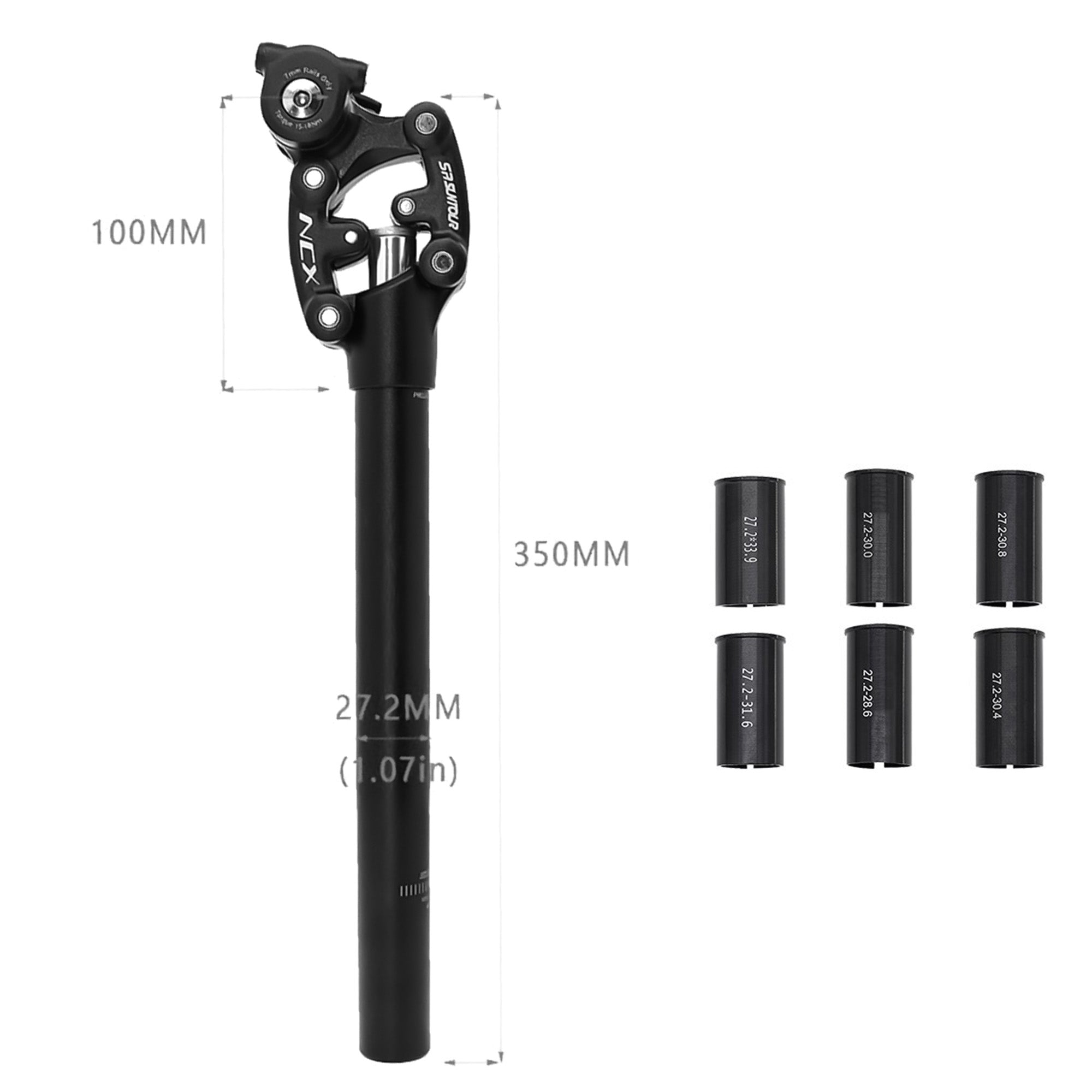 Tige de selle à suspension pour Rumble.