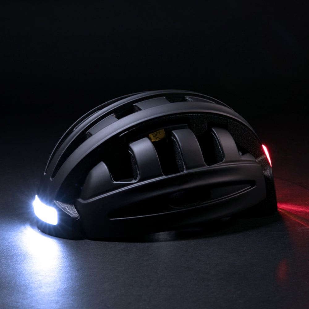 Casque de vélo pliable pour adultes avec lumières