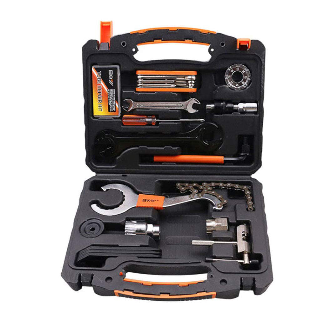 Kit d'outils de réparation de vélo Kit d'outils multiples de vélo 11-en-1  pour ensemble de réparation d'entretien - axGear