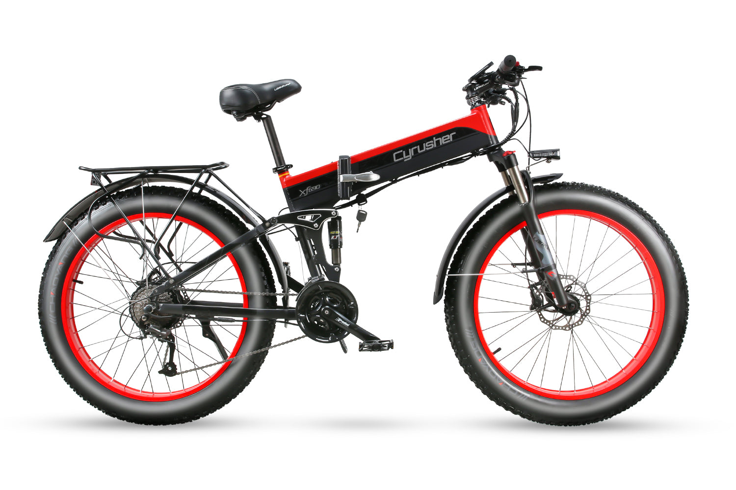 Fat Bike Velo Electrique Pliant Grosse Roue XF690 1000W 48V VÉLO