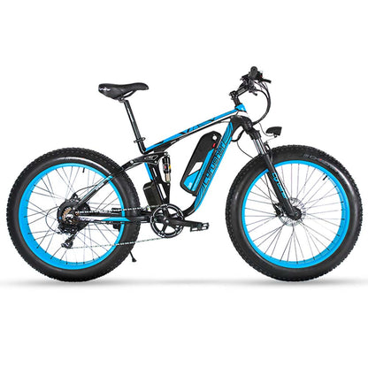 XF800 Gros Pneu Ebike - BLEU