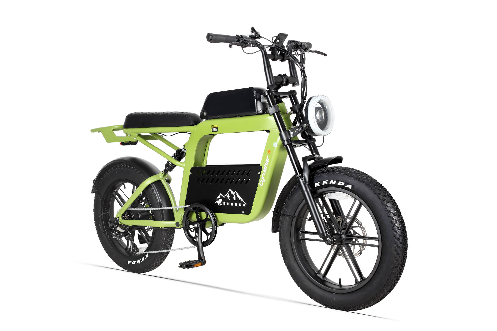 Cyrusher Bronco Vélo Électrique Style Moped | Autonomie 80 km