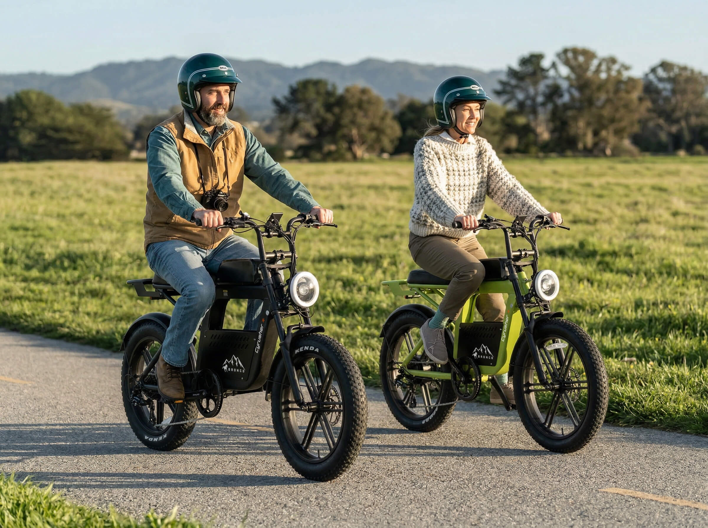 Cyrusher Bronco Vélo Électrique Style Moped | Autonomie 80 km