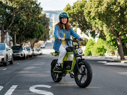Cyrusher Bronco Vélo Électrique Style Moped | Autonomie 80 km