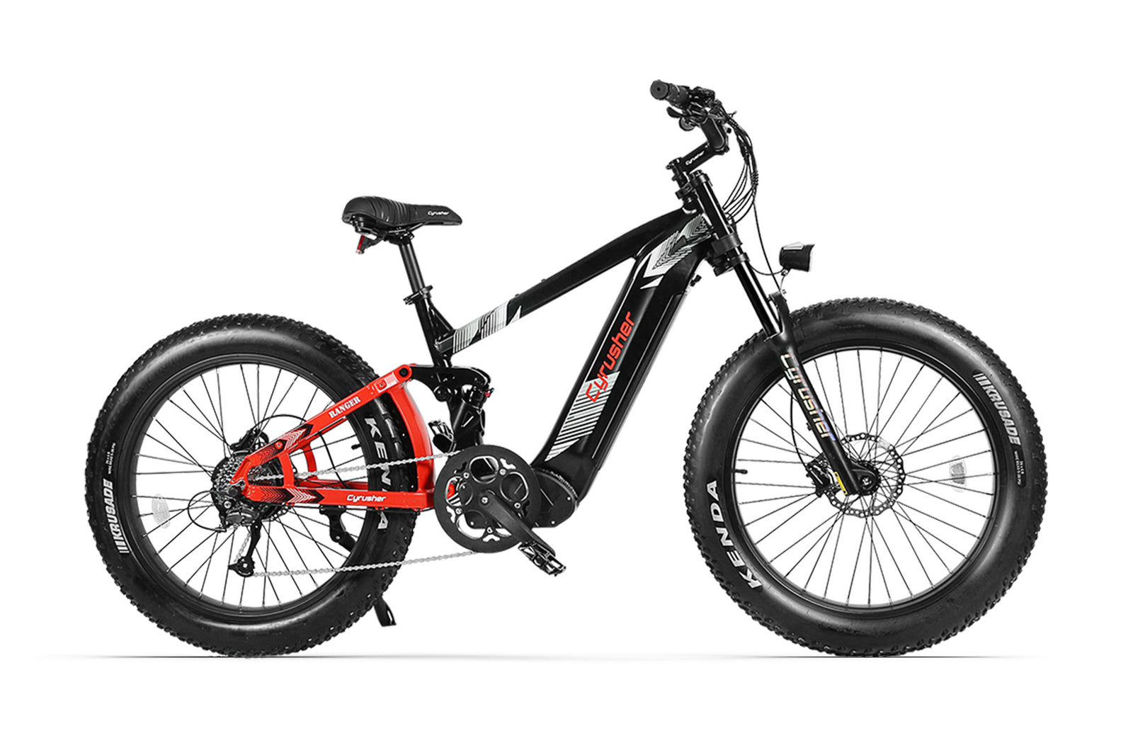 Vélo électrique Cyrusher Rumble 20 Pouces – 48V 18Ah, Suspension Intégrale, VTT électrique