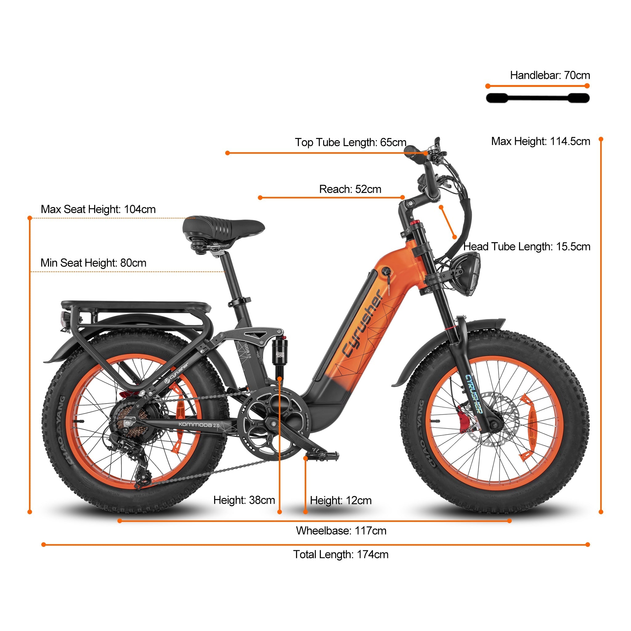 Cyrusher Kommoda 2.0, vélo à assistance électrique